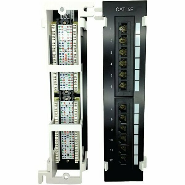 Wbox CAT5E PATCH PANEL 12 PORT VERT 0E-C5EPP12V